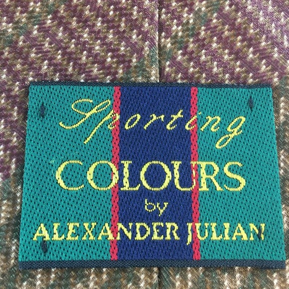 SPORTING COLOURS by ALEXANDER JULIAN TIE - Picture 4 of 9